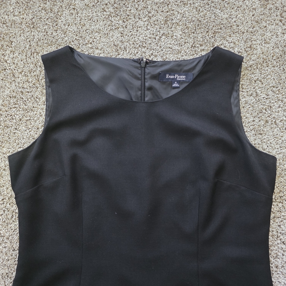 Evan Picone Black Strapless Dress - Picture 3 of 8